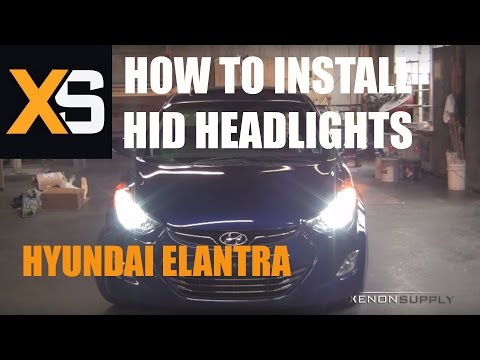 Hyundai Elantra HID – How to Install HID Xenon 2011+