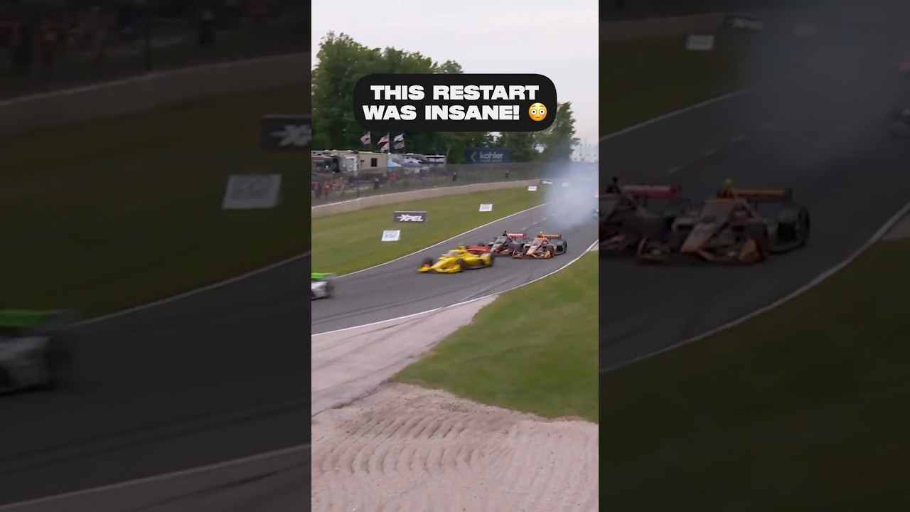 Had to catch our breath after that 😅 #indycar #racing #roadamerica