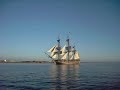 HMS Surprise sailing into San Diego