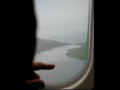Landing at Vagar airport in the Faroes for our summer holiday, 31 July 2006