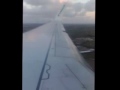 Landing at Newquay Airport, Ryanair Boeing 737-800 Landing at Newquay Airport, Ryanair Boeing 737-800