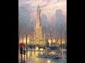 Chicago, Winter at the Water Tower Thomas Kinkade