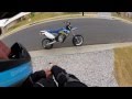 HD GoPro Hero2 super motard Husaberg FE 570 wheelies.avi