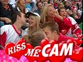 Gino and Stephanie on Kiss Me Cam at Red WIngs