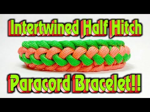 how to half hitch bracelet