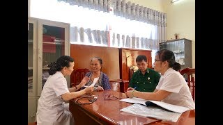 Khám bệnh, phát thuốc miễn phí cho đối tượng chính sách tại phường Trưng Vương, Bắc Sơn