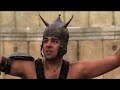 The corrupt Emperor Tiberius (Academy Award Nominee Eric Roberts) forces his bravest general, Marcus (Broadway star Kevin Stapleton), to subdue the monstrous Cyclops that has been decimating the countryside. Once the Cyclops is brought to the dungeons, Marcus is forced to fight in the gladiatorial games. Eventually, he and the Cyclops become allies and they fight together to defeat the corrupt Emperor and his evil nephew, along with the beautiful barbarian Barbara (Frida Farrell).