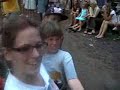 Camp Tuolome tug of war kids against staff Camp Tuolome tug of war kids against staff