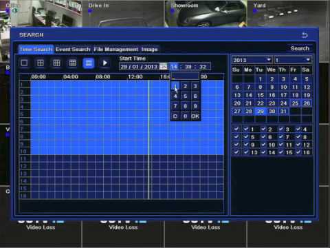 Searching for Recorded Footage by Time