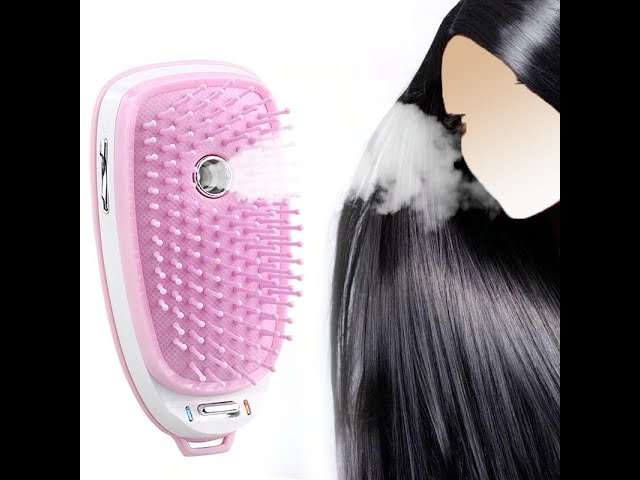 An electric ionic and anti-static hair comb that works to smooth and  straighten hair - افضل متجر متكامل لبيع جميع المنتجات المتكاملة
