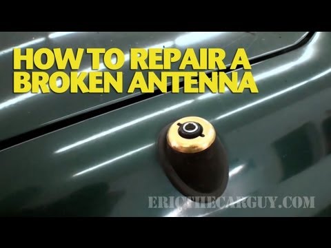 car repair - This video shows one way you can deal with a broken antenna. Some of these older models had this type of antenna and they either got stuck in a given positio...