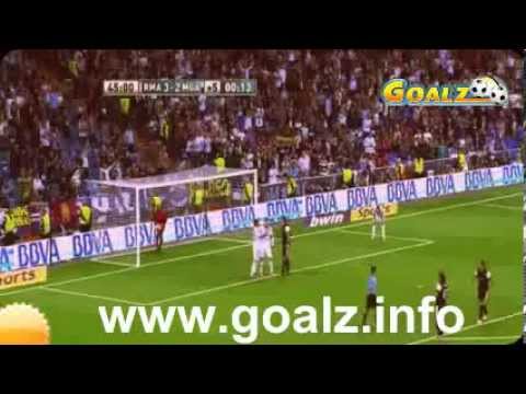Benzema Goal (Real Madrid 4-2 Malaga ) 09_05_2013 