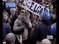 Giuliano Ferrara fortemente contestato,uova,scontri e scorte Giuliano Ferrara fortemente contestato,uova,scontri e scorte