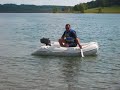 8 foot Inflatable boat with 3.5 hp and 7.5 hp