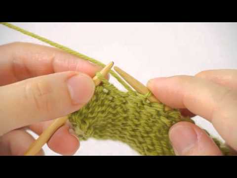 how to turn knitting