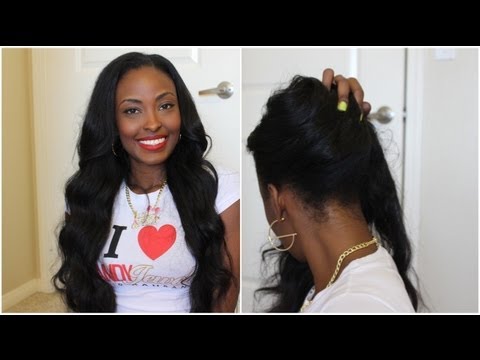 how to apply u part wig