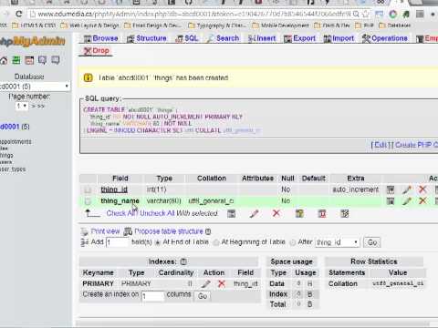 how to define autoincrement in mysql