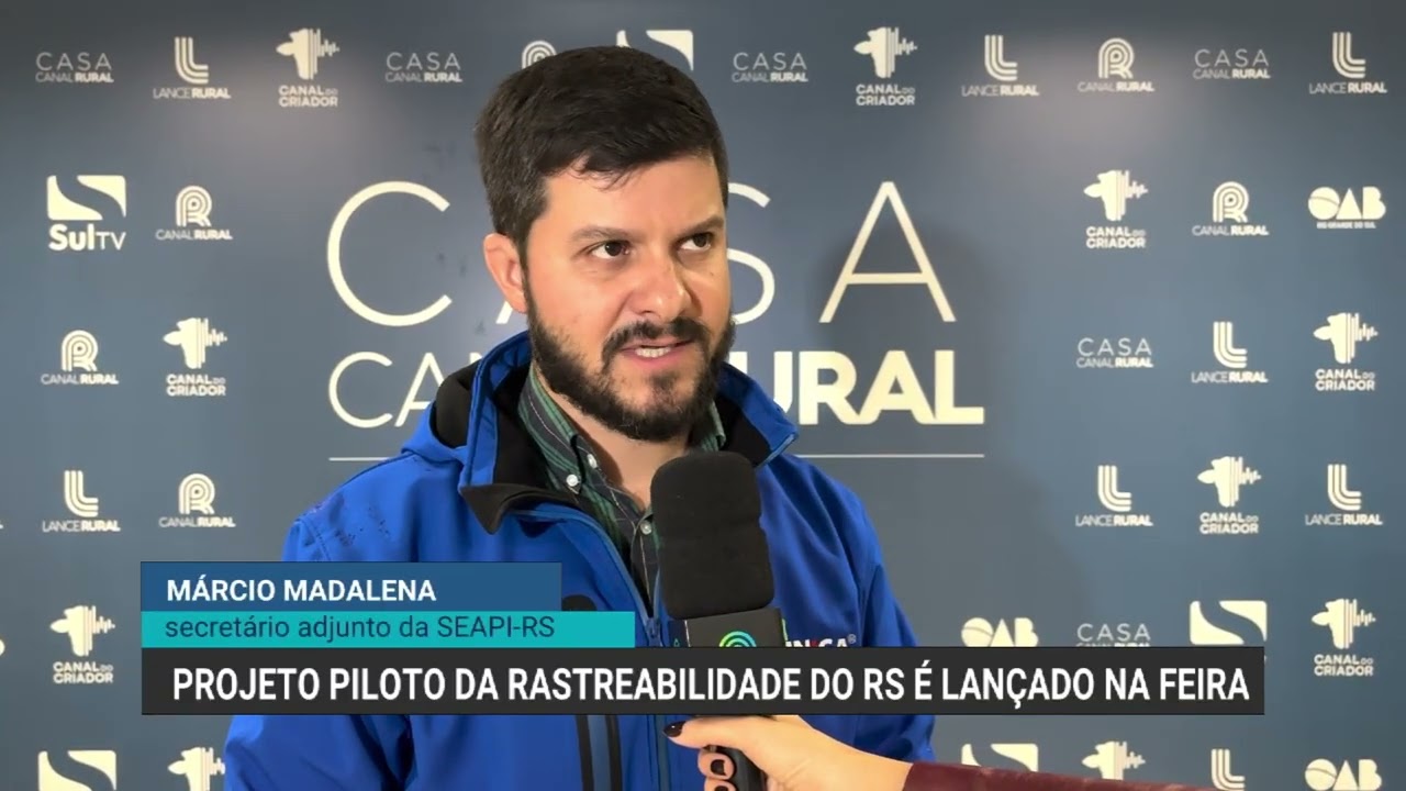 Projeto piloto da rastreabilidade do Rio Grande do Sul é lançado na Expointer