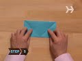 How To Fold an Origami Sailboat