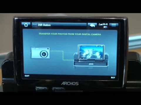 how to use archos dvr snap on