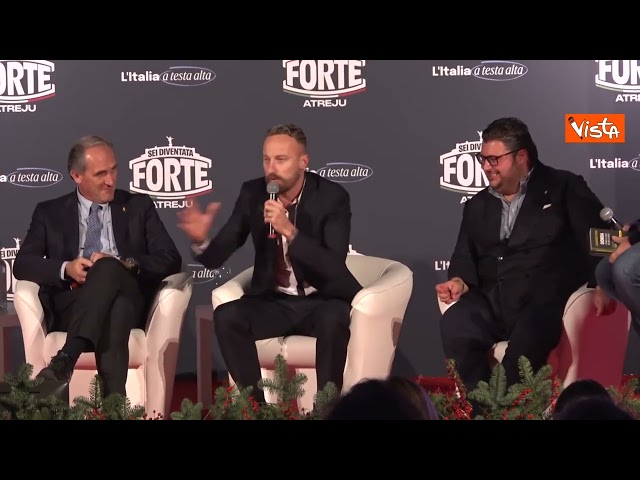 Facchinetti ad Atreju: Non sono qui per endorsare nessuno, voglio solo dare mio supporto a Giorgia