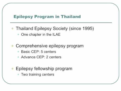 Epilepsy in Thailand
