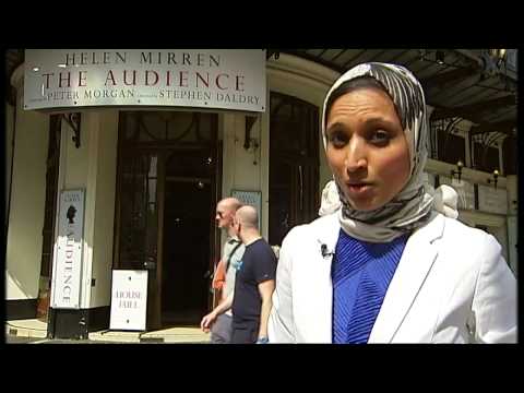 helen - Dame Helen Mirren chastises drummers after they interrupt her performance as The Queen on the West End.