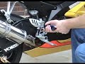 Installing Rear Sets Installing Rear Sets