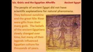 Isis, Osiris and the Egyptian Afterlife - reading lesson for kids 