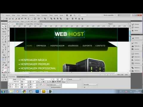 fireworks - APRENDA A CRIAR UM OUTRO LAYOUT COM FIREWORKS CS6 (NEW) // // Link: http://www.youtube.com/watch?v=if7jLeFcXQc // Aprenda a criar um layout bonito para sit...