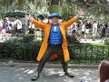 Hatter: Be prepared to be amazified!
Be prepared to be stupified!
Be prepared to be deep country-fried!

Alice: Be prepared to zip up your fly!