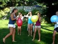 Blowing up a Baloon Contest- Catt, Reed, And Rosalie