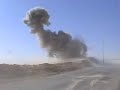Apache engadging a VBIED we found and 2 IEDs.