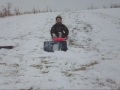 Mike M. (Star of the Spy Series) Sledding At Our Local Golf-Course.