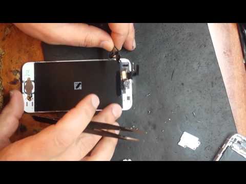 Как самому поменять стекло на iphone 5s
