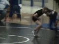 Dusty wrestles with dislocated shoulder. Dusty wrestles with dislocated shoulder.
