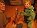 Will and Corban Tune the Guiter Will and Corban Tune the Guiter