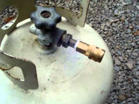 how to drain car lpg tank