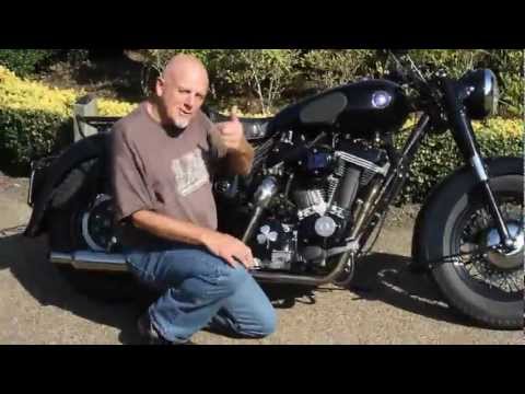 Sunbeam S7 fitted with a 1200cc Buell race engine! 