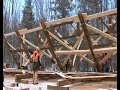 Timber Framing Barn Raising by Preservation Timber