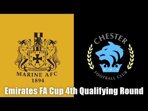 Marine vs Chester - Emirates FA Cup 4th Qualifying...