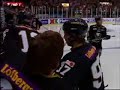 Johan �kerman hip checks Per Ledin