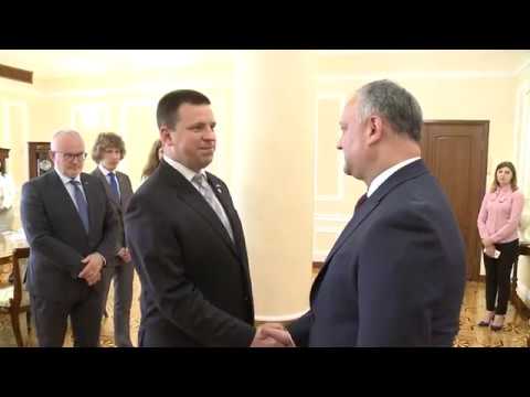 Президент Республики Молдова провел встречу с Премьер-министром Эстонской Республики
