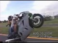 Girlfriend falls off boyfriends bike