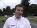 Chris Murphy door knocks in Brookfield and New Milford