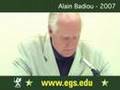 Alain Badiou. Destruction, Negation, Subtraction. 2007 1/10