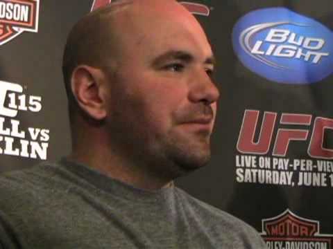 Dana White On Chuck Liddell's Future & UFC 115 at Weigh Ins