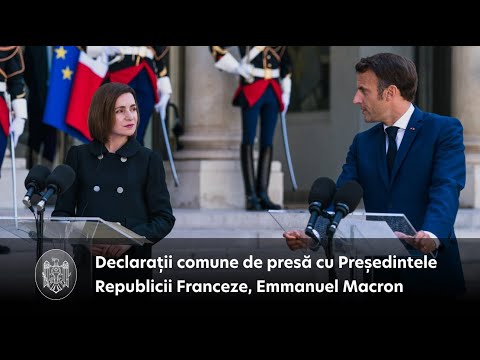 Press statement by President Maia Sandu on the occasion of the meeting with Emmanuel Macron, President of the French Republic