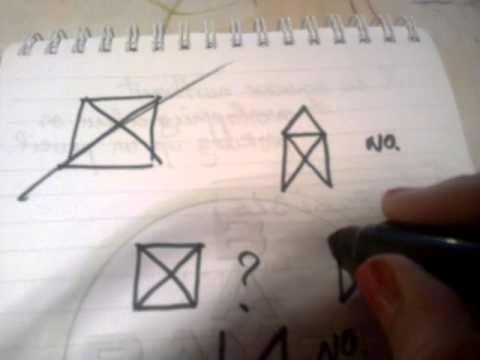 how to draw the x in the square