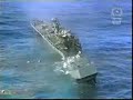 Destroyer Gets Destroyed By Submarine Torpedoes